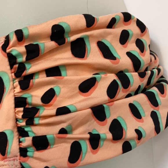 🌞NWT Bar III peachw/leopard print triangle top set A-69 - Picture 6 of 8